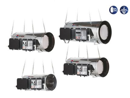 GA/N - GENERATORI D’ARIA CALDA PENSILI IN BASSA PRESSIONE A COMBUSTIONE DIRETTA