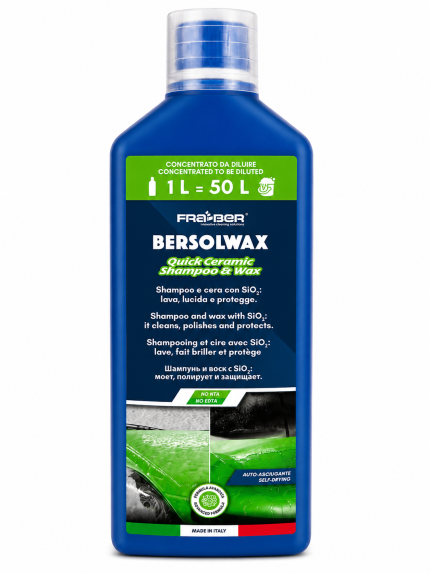 FRA-BER Bersolwax - SHAMPOO AUTO CON CERA AD EFFETTO CERAMICO