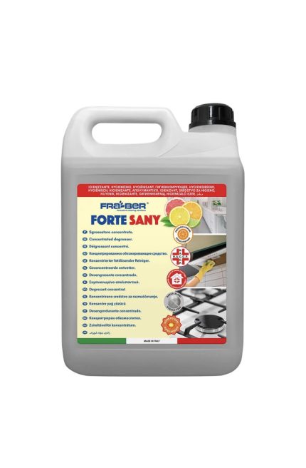 FORTE SANY DI FRA-BER SGRASSATORE IGIENIZZANTE** PER CUCINA E ACCIAIO