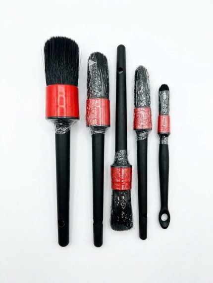 Set Professionale da 5 spazzole nere